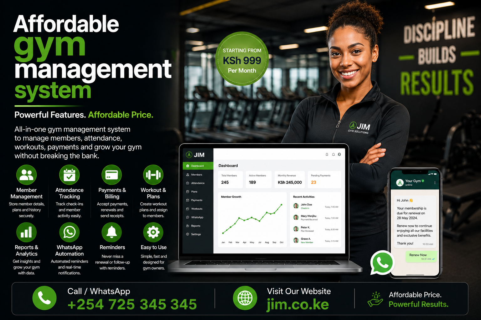 Affordable Gym Management System