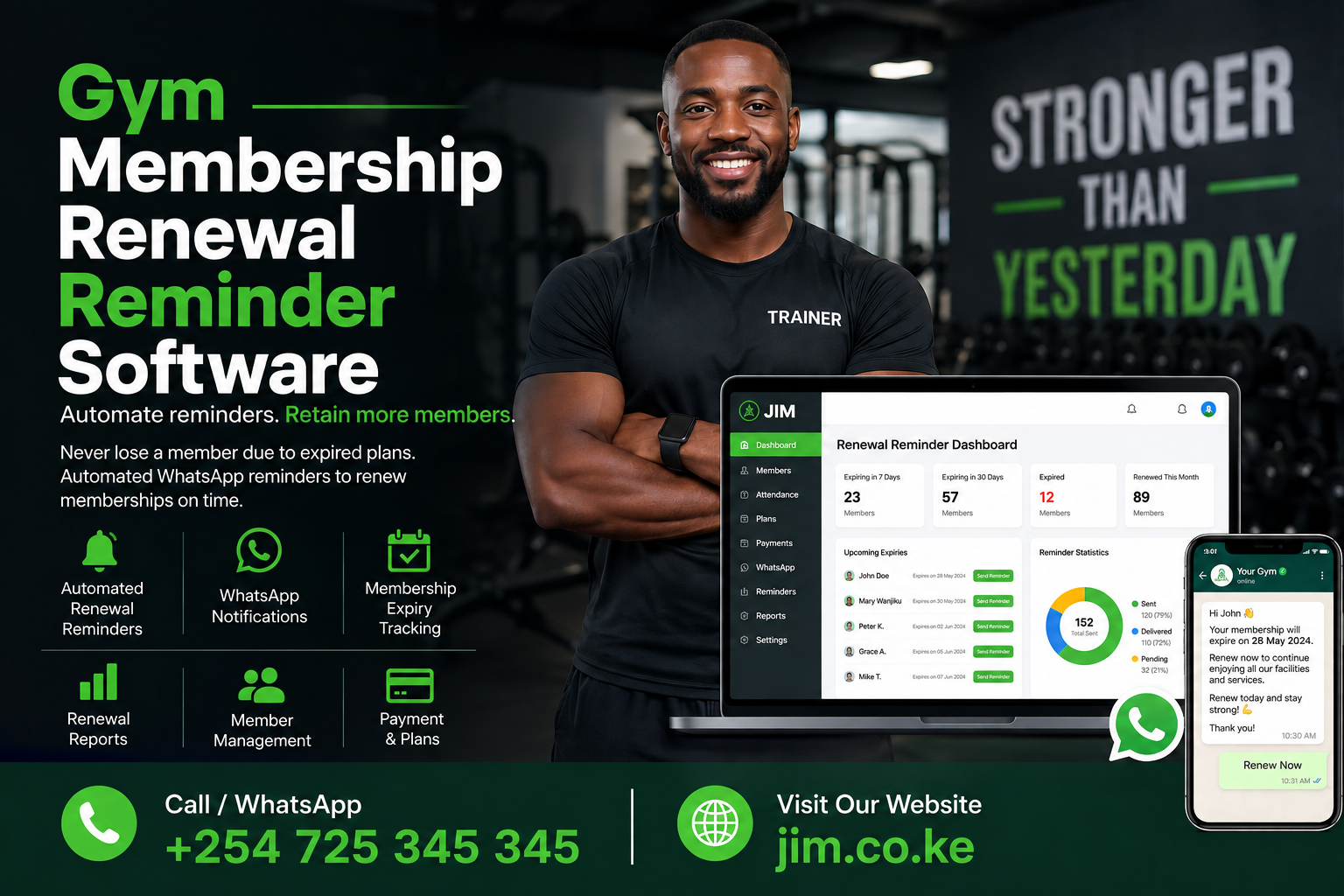 Best Gym Membership Renewal Reminder Software