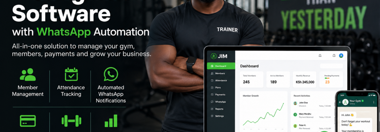 Gym Management Software with WhatsApp Automation