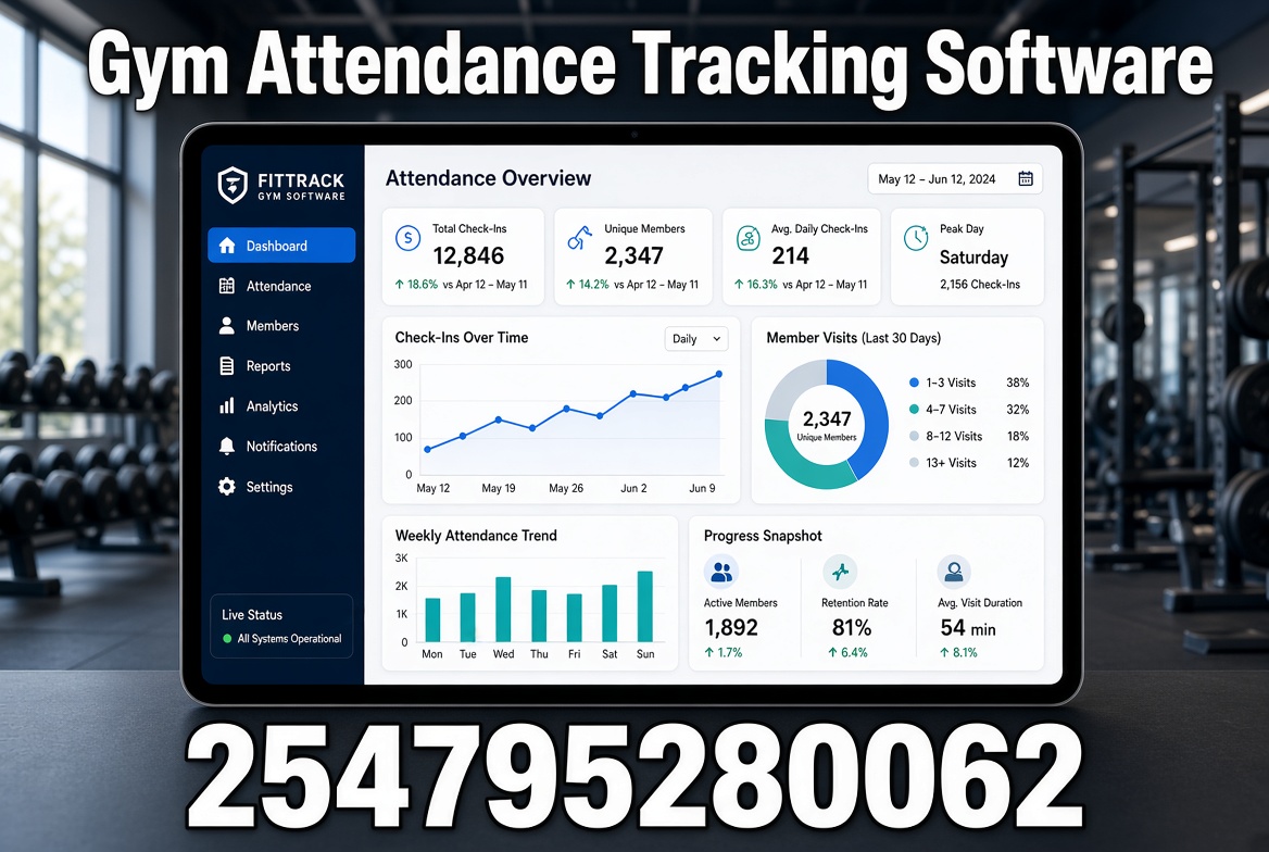Gym Attendance Tracking Software