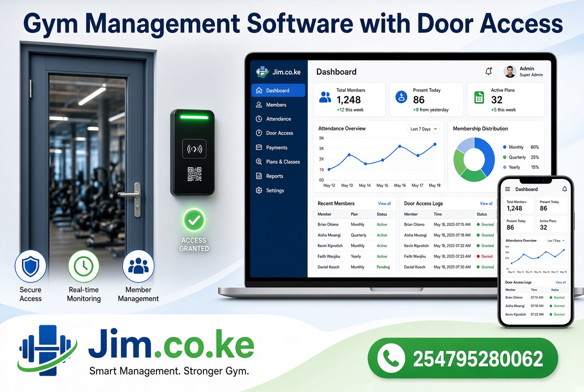 gym management software with door access.