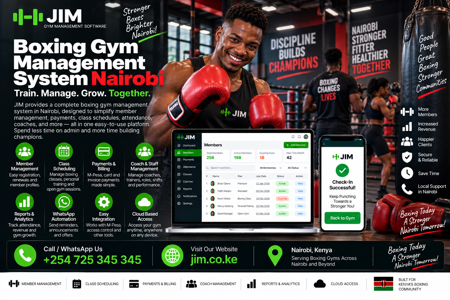 Boxing Gym Management System Nairobi