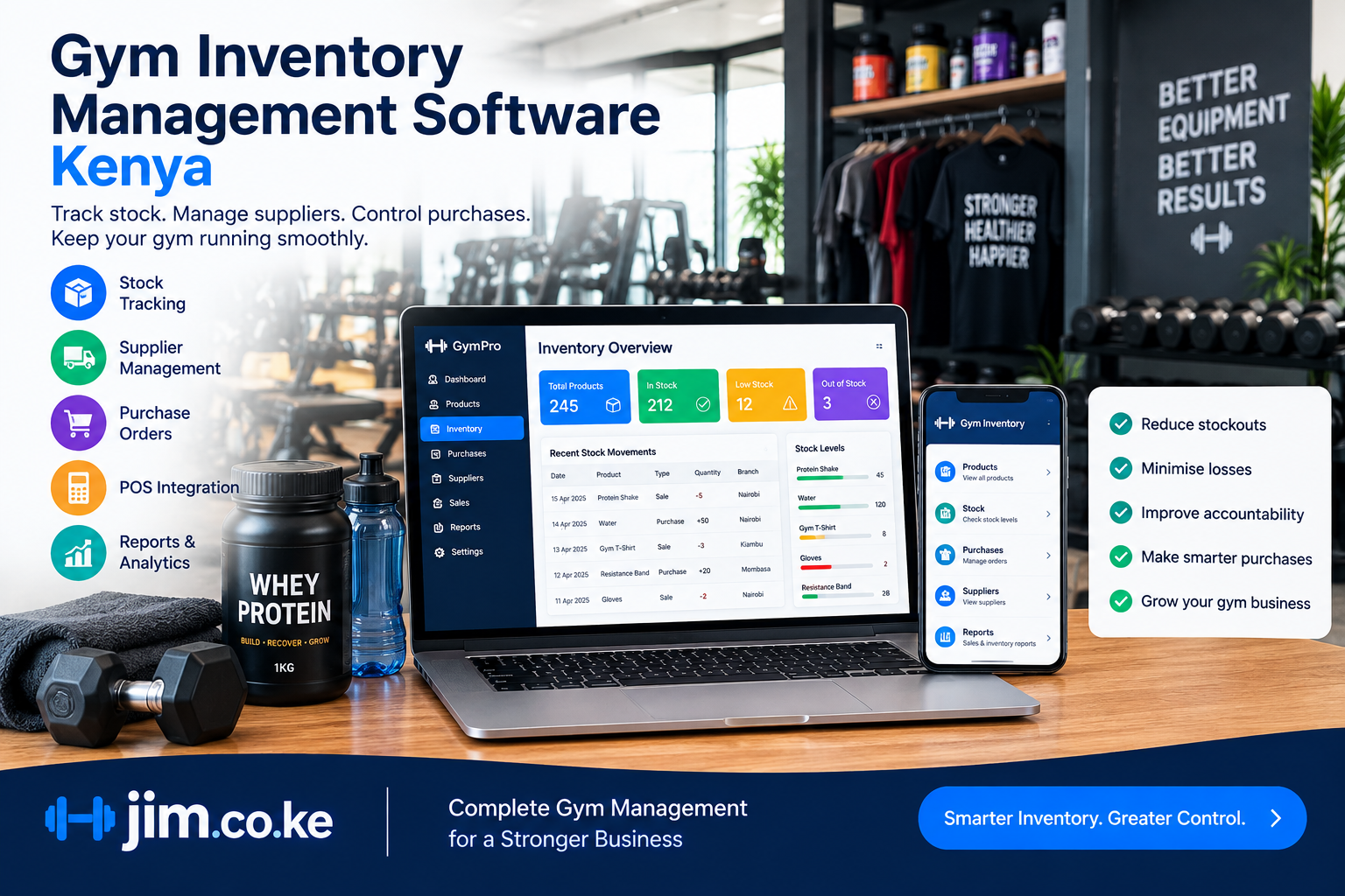 Gym Inventory Management Software Kenya