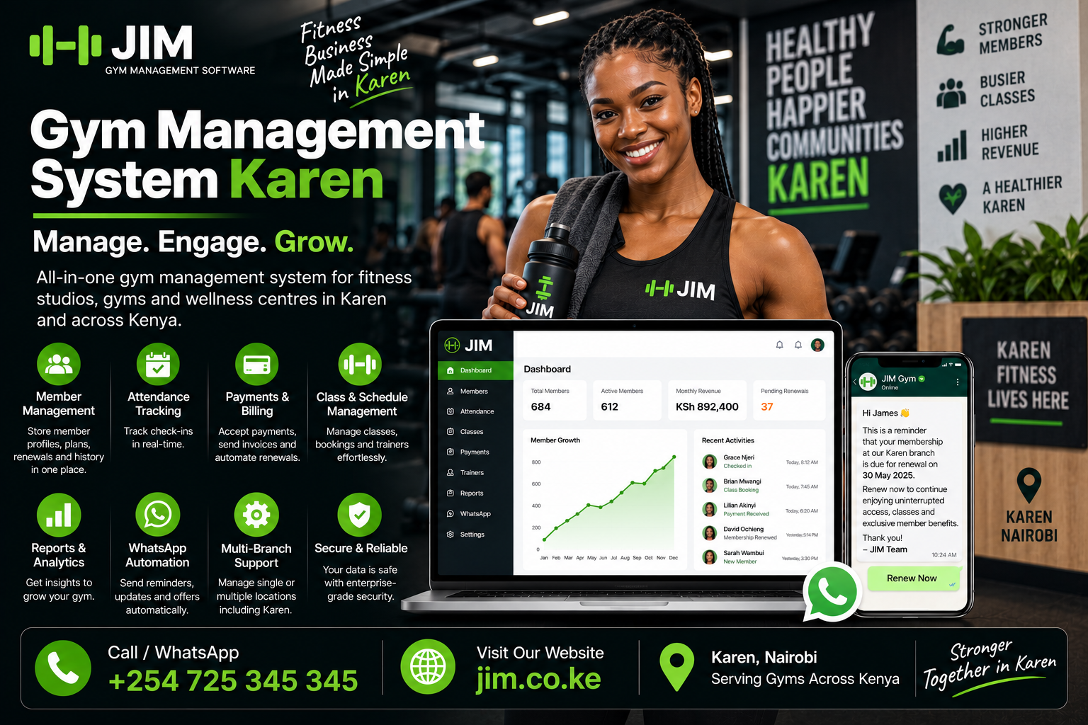 Gym Management System Karen