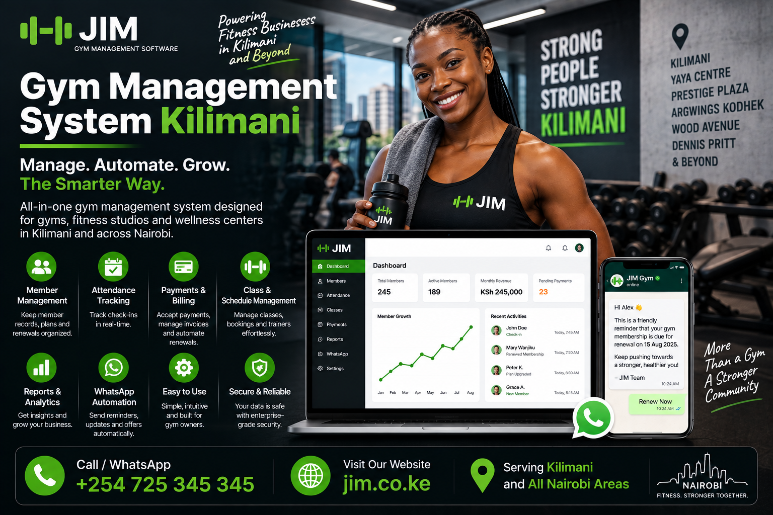 Gym Management System Kilimani