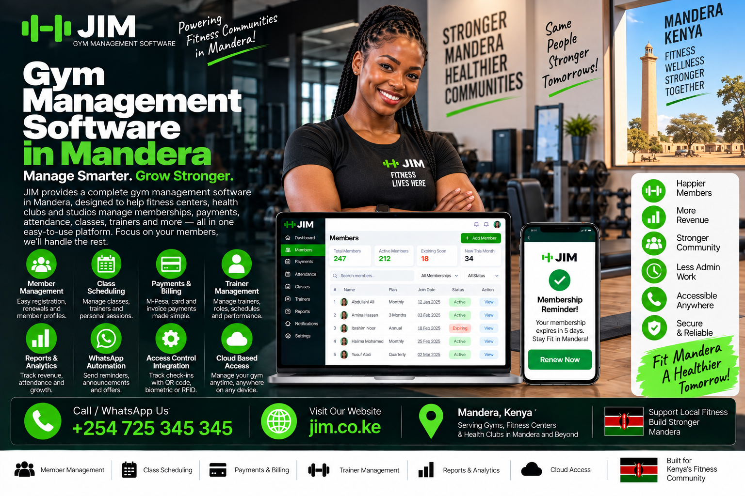 Gym management software in Mandera