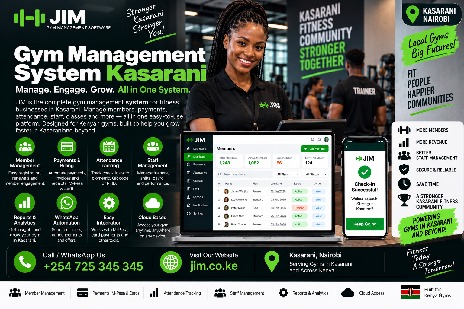 Gym management system Kasarani