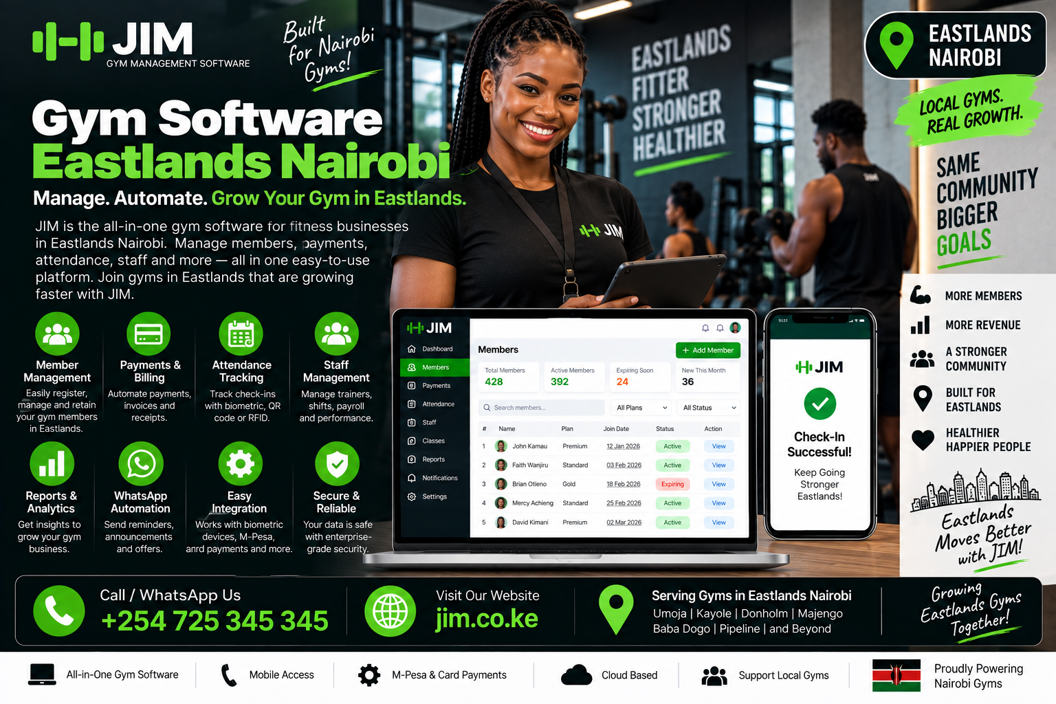Gym software Eastlands Nairobi