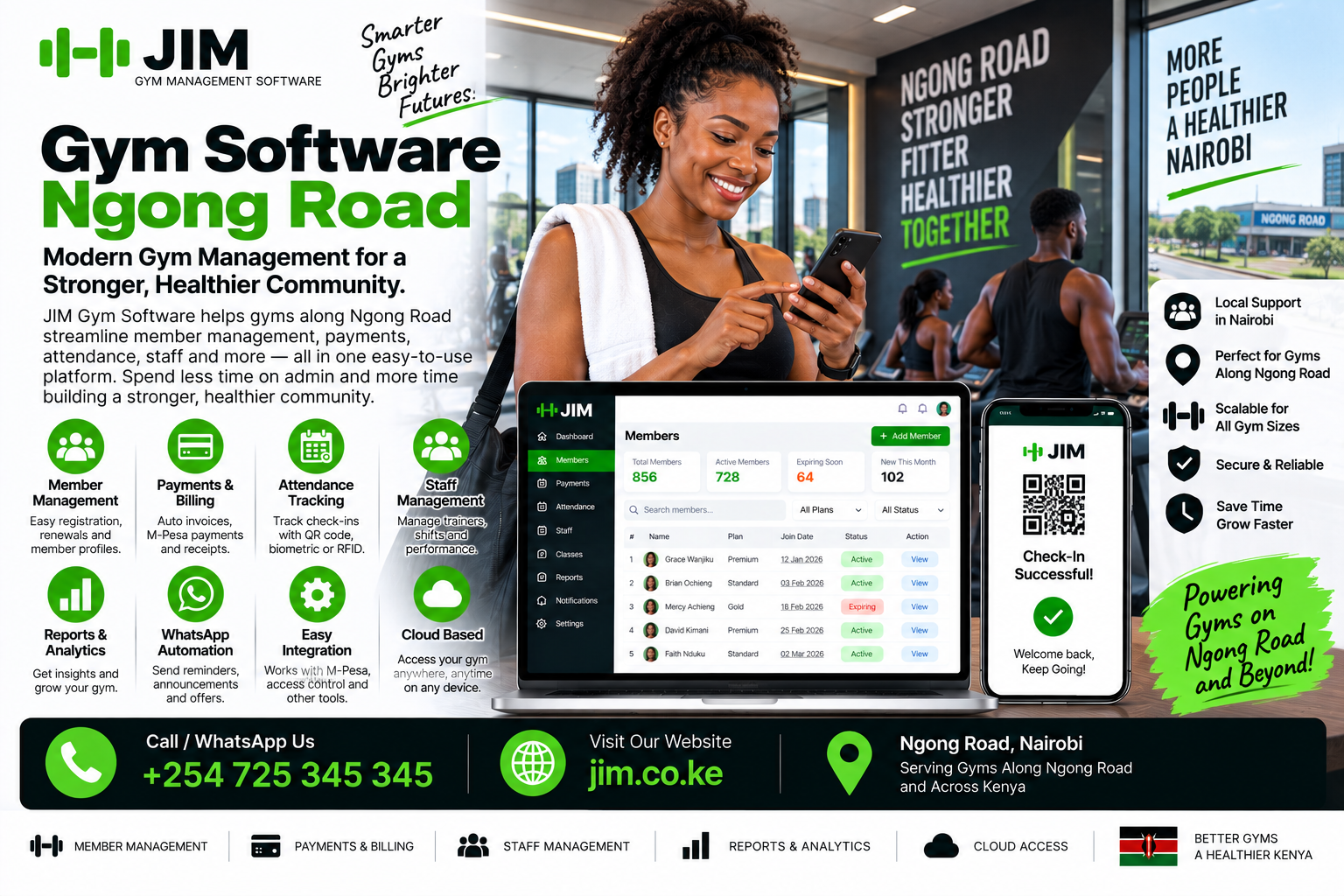 Best Gym software Ngong Road