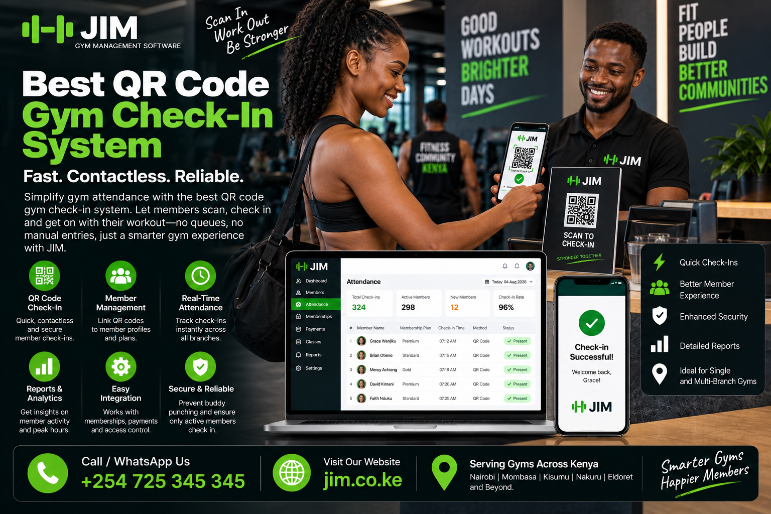 Best QR Code Gym Check-In System