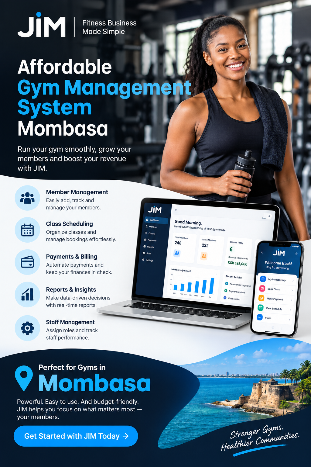 affordable gym management system mombasa