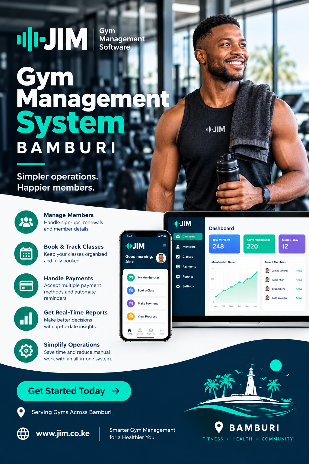 gym management system Bamburi