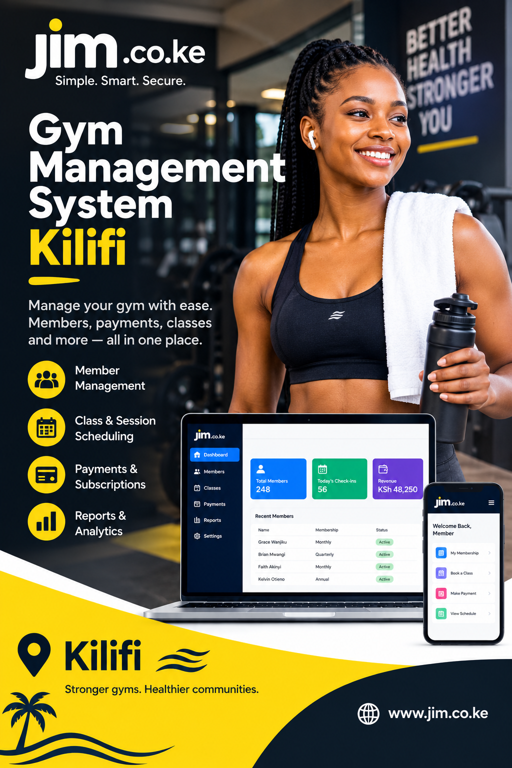 Gym management system Kilifi