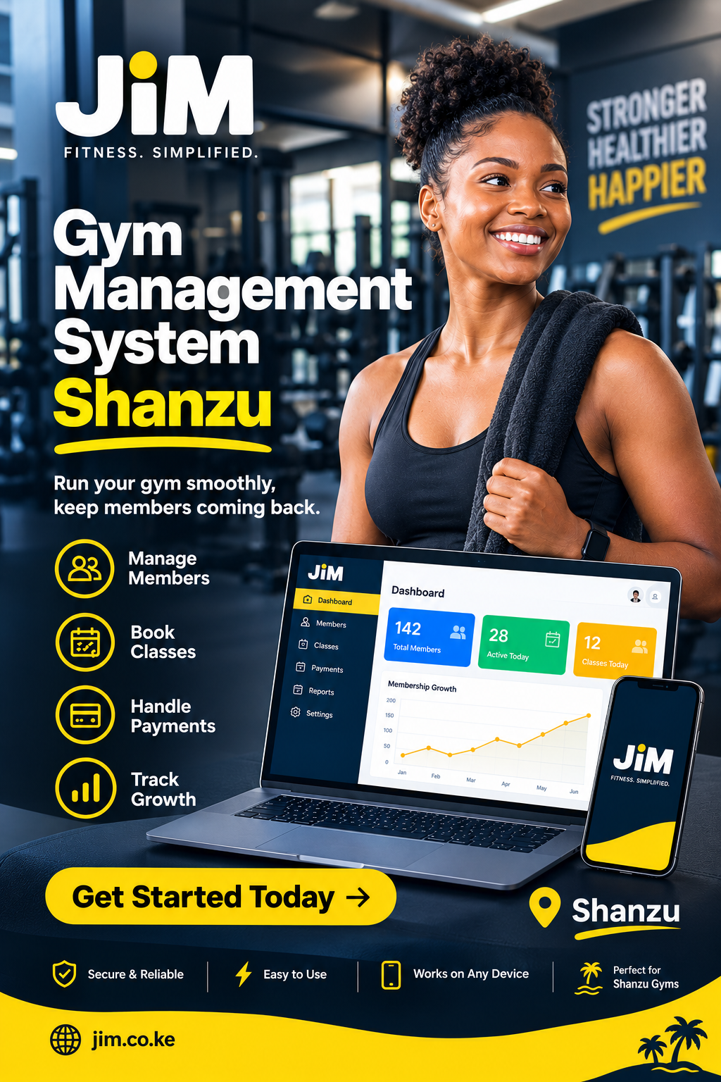 Gym management system Shanzu