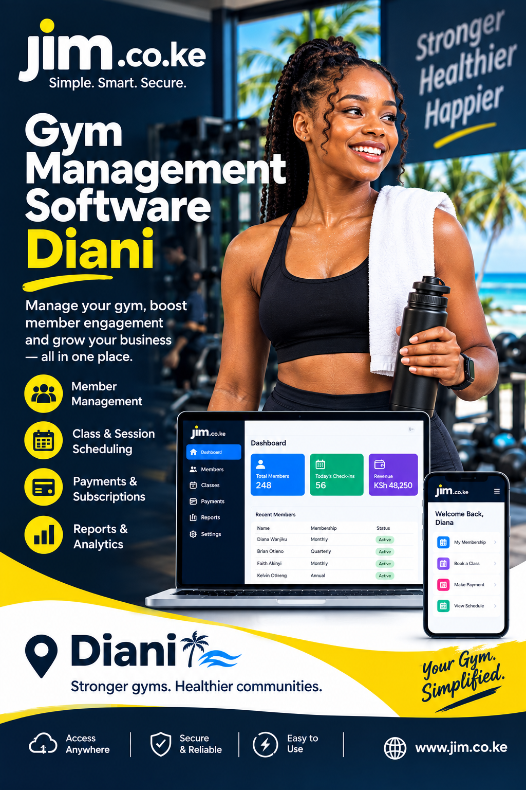 Gym management software diani